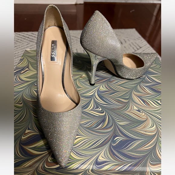 Guess Shoes Guess Sparkle Chrome Shoes Poshmark